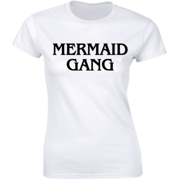 Half It Tops - Mermaid Gang Best Summer Beach Tee Women's T-shirt Half It Tops - Mermaid Gang Best Summer Beach Tee Women's T-shirt